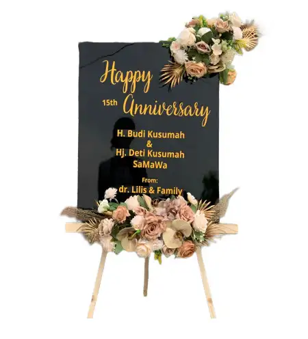 Papan Bunga Akrilik Ori